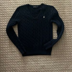 Cable knit sweater